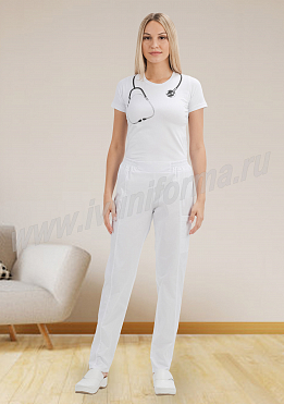 Брюки медицинские женские арт. М-07-01-СТР